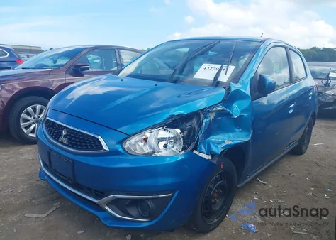 2018 Mitsubishi Mirage Es from USA, damaged, VIN ML32A3HJ2JH008210